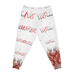 LSRR White Joggers