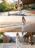 True Love White Joggers