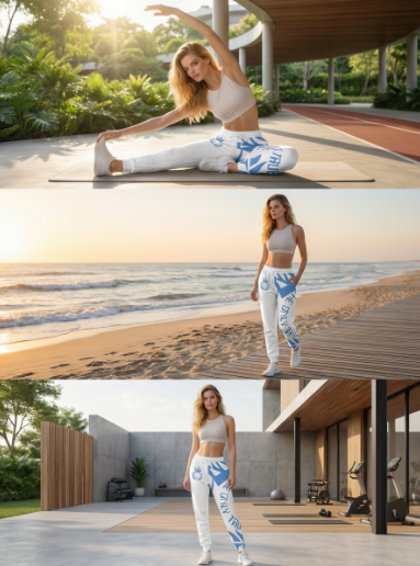 True Love White Joggers Hover Image